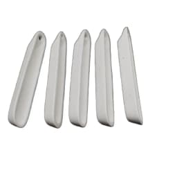 5PCS Quartz Silica Melting Crucible for Centrifugal Casting High Temperature Platinum Alumina Ceramic Boat