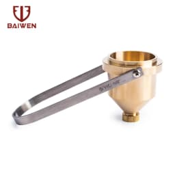 1pc Paint Viscosity Test Cup Viscometer Flow Cup Mixing Thinning Tool #2 & #4 Measuring Tool Golden Sliver