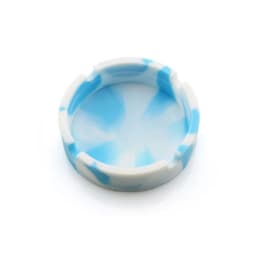 Silicone World Portable Silicone Round Ashtray Durable Soft Eco-friendly Ashtray High Temperature ResistanceAnti-fall Anti-slip