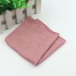 Solid Soft Microsuede Handkerchiefs Woven White Pink Red Blue Pocket Square Mens Casual Square Pockets Handkerchief Towels