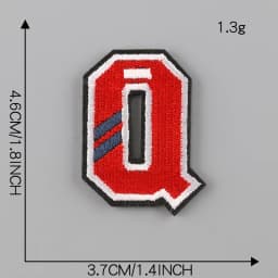 A-Z Letter Patches on Clothes magic paste Patch Military Biker Embroidery Clothing Sticker Applique 26pc Alphabet Diy Logo Brand