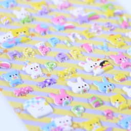 4 pcs/lot New Arrival Cute Mini Animals Puffy 3D Stickers DIY Scrapbooking Sticker Diary Stationery Decorative School Supply