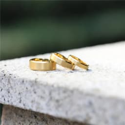 Tigrade Gold Plated Wedding Ring for Women 2/4/6/8mm Wide Brushed Tungsten Men's Ring Luxury Anniversary Jewelry for Couple Gift