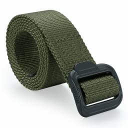 Belts for Man Tactical Belt Waist Security-Friendly Belt with Plastic Buckle Canvas Fashion Belts Security Check Mens Belt