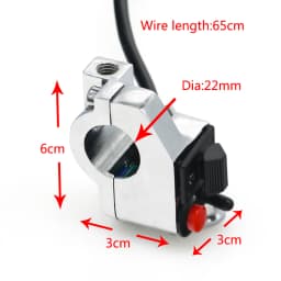 MotoLovee Motorcycle Modified Handlebar Multi-function Headlight Switch Steering Switch Horn Double Flash Switch Dirt Bike