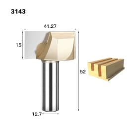 HUHAO 1pc 1/2 1/4 Shank Cleaning Bottom Engraving Slab Surfacing Flattening Router Bit Woodworking Tool CNC Cutter 6-50mm