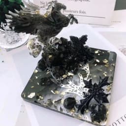 Big Square Coaster Silicone Mold Large Fluid Artst Mold Resin Coaster Making Epoxy Resin Crafts Make Your Own Coaster