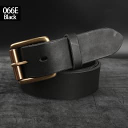 39mm Genuine Leather High Quality Belts For Men Jeans Cowskin Casual Belts Cowboy Waistband Solid Brass Pin Belt Buckle