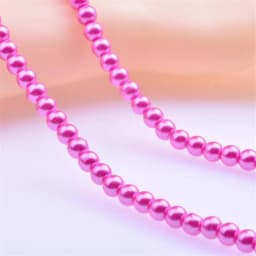 Wholesale OlingArt 4 6 8 10 12 14mm round Red multicolor Glass imitation pearl DIY Earrings Bracelet necklace jewelry making