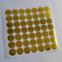 Custom Hologram Stickers ORIGINAL Security Tamper Evident Warranty One-time Used Laser Holographic Lable Diameter 20mm 2000 pcs