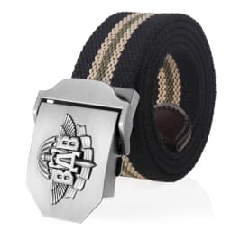SupSindy Men Canvas Belt 3D Russian Airborne Troops VDV Metal Buckle Jeans Belts for Men Army Military Tactical Belts Male Strap