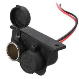 Dual-Hole Car Cigarette Lighter Socket DC 12-24V Mother Car Charger Cigarette Lighter Plug Car Accessories Power Adapter Piug