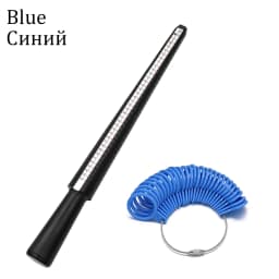 Professional Measuring Gauge Finger Ring Stick Sizer Mandrel Stick Finger Gauge Ring For DIY Fashion Jewelry Measuring Tools Set
