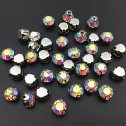 4mm-6mm Round Stone With Claw Sewing Rhinestones Garment Accessories Crafts Crystals Glass Strass Sew on Rhinestones For Clothes
