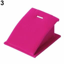 1Pc Jewelry Stand Holder for Counter Show Props Pendants Necklaces Chains Gifts Organizer Velvet Mini Protable Display Rack