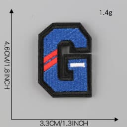 A-Z Letter Patches on Clothes magic paste Patch Military Biker Embroidery Clothing Sticker Applique 26pc Alphabet Diy Logo Brand