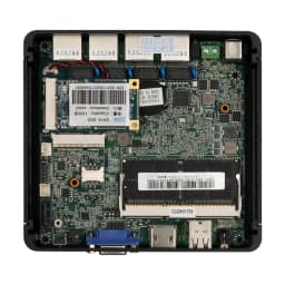 Fanless Mini PC Firewall Router Intel Celeron J1900 N2830 4x 2.5G Ethernet Support Windows Linux Pfsense OpenWrt