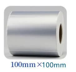 Silver Thermal Transfer Labels PET barcode adhesive sticker Waterproof Tear-proof oil-proof Thermal Transfer Ribbon Printer Stic