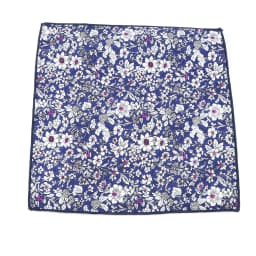 New Floral Pocket Square Gift Set Handkerchief 100% Cotton Hankie Printing Women&Men Casual Party Gift Tuxedo Bow Tie Accessory
