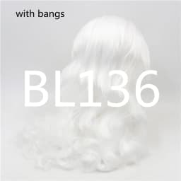 ICY DBS blyth doll rbl scalp and dome wavy hair multi-color wig for custom doll anime toy white skin mix hair