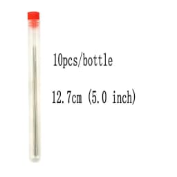 10pcs Stainless Steel Big Eye Curved Beading Needles Easy Jewelry Making Tools for Beads and Pearls Thread String Cord 5 Sizes