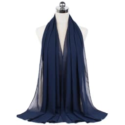 New Premium Plain Chiffon Scarf Muslim Hijab Instant Shawl Soft Ball Bubble Chiffon Head Wraps Islamic Lady Women Hijabs