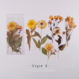 6Pcs Weekend Flowers Deco Stickers Set DIY Stationery Scrapbooking Album Styling Toy Decoration 8 Unique Design Options