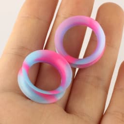 2pcs Silicone Flexible Ear Flesh Tunnel Plug Piercing Mixed Color Earlet Gauges Expansion Piercing Fashion Jewelry 6MM-25MM