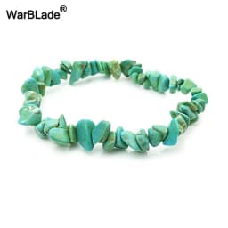 Natural Gem Stone Bracelet Amethyst Irregular Stretch Chip beads Nuggets Quartz Bracelets Bangles Crystal Wristband For Women