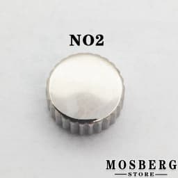 Silver Watch Crown Parts Stainless Steel Different Size Fit ETA 6497 6498 Seagull ST36 Watches Movement