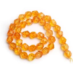 6-12mm Natural Garnet Agates Quartz Tiger Eye Howlite Opal Stone Beads Faceted Loose Beads For DIY Jewelry Making Bracelet