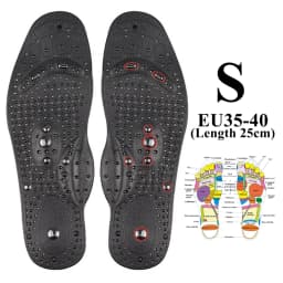 EiD Magnetic massage Insoles Shock Absorption Cushion Foot AcupressureTherapy Slimming Insoles for shoes Weight Loss Woman Men
