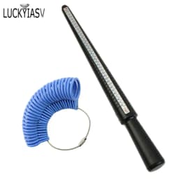 Jewellery Tools Ring Size Mandrel Stick Finger Gauge Ring Sizer Measuring Jewelry Tool Set Ring Size Fashion Jewellery Tools