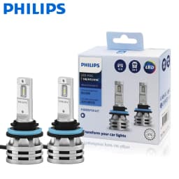 Philips Ultinon Essential G2 LED H1 H4 H7 H8 H11 H16 HB3 HB4 H1R2 9003 9005 9006 9012 6500K Car Fog Lamp (2 Pack)