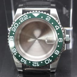 40mm Cases Men's Watch Ceramic Bezel Sapphire Glass Fit NH35 NH36 ETA 2824 Miyota 8215 Movement 28.5mm Dial Submariner Parts