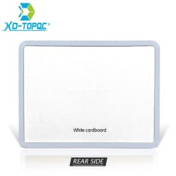 4 Styles Magnetic Whiteboard 1pc PVC Frame Message White Board On Fridge Round Angle Decoration Message Drawing Board For Notes