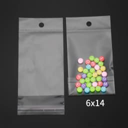 100pcs 50pcs Self Sealing Plastic Bags Transparent Small Poly OPP Jewelry Gift Packing Self Adhesive Candy Packaging Hanging Bag