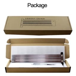 Multifunction Copper Cap Scale Ruler T-type Hole Ruler High-precision Carpenter Scribing Mark Line DIY Carpenter Measuring Tool