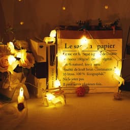 DC4.5V 1.5M 3M LED Unicorn String Lights Battery Case For Indoor Room Birthday Party Wedding Christmas Day Decoration Lantern
