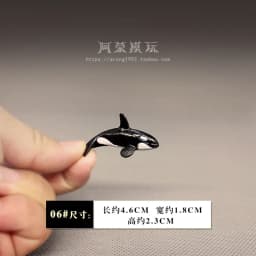 Miniature Decor Oceans Animal Model Small Beluga Killer Whale Sea Turtle Aquarium blue whale Fish Tank Accessories Figurine Toys