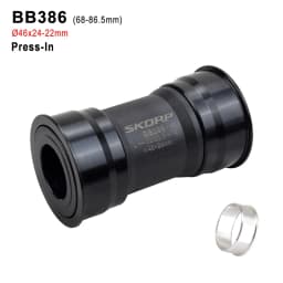 MTB Road Bike Bottom Brackets BB30 BSA30 PF30 BB386 46/42x22 24 30mm Sealed Bearing Mountain Bicycle BB Sets Central Axis