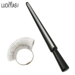 Jewellery Tools Ring Size Mandrel Stick Finger Gauge Ring Sizer Measuring Jewelry Tool Set Ring Size Fashion Jewellery Tools