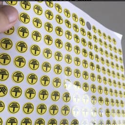 500 Stickers 1cm Round Ground Mark Sign Label Universal Adhesive Waterproof