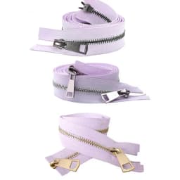 20/30/40/50/60/70/80cm 5# Colorful High Quality Open-end Double Sliders Metal Zipper DIY Handcraft For Cloth Pocket Garment Bags