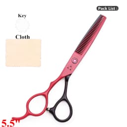 5.5 6.0 Hair Scissors For Left Hand Japan 440C Professional Hairdressing Barbers Cutting Set Thinning Shears Hairdresser B8001