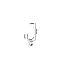 50pcs High Carbon Steel Fishhook Black 90 Degree Aberdeen Offset Jig Fly Tying Strong Wire Fishing Hooks Sea Ocean Accessories