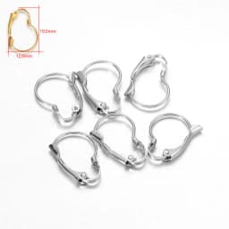 20-50pcs Gold Stainless Steel Hypoallergenic Earring Hooks Fish Earwire Earrings Clasps Earring Wires For Jewelry Maki
