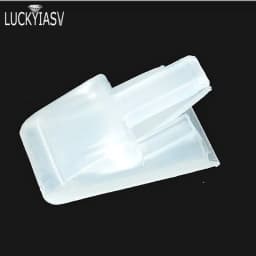 Wholesale 20pcs/lot Black White Clear Plastic Ring Clip Ring Display Stand Acrylic Ring Holder Jewelry Display For Free Shipment