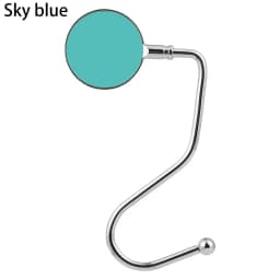 1Pcs Portable Crystal Bag Purse Hook Handbag Hanger Table Hook Durable Metal Desk Hanger Hooks Bag Organizer Accessories