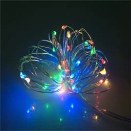 2M 20 3M 30 5M 50 10M 100Leds Fairy Lights AA Battery Powered Silver Led Copper Wire String Light Decorative Fairy Lights
